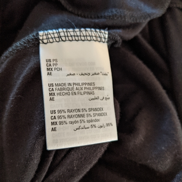 Style & Co Black Long Skirt Petite Small - Picture 7 of 7